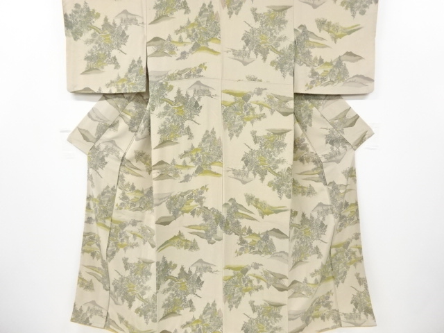 JAPANESE KIMONO / KOMON / SCENERY OF HOUSE